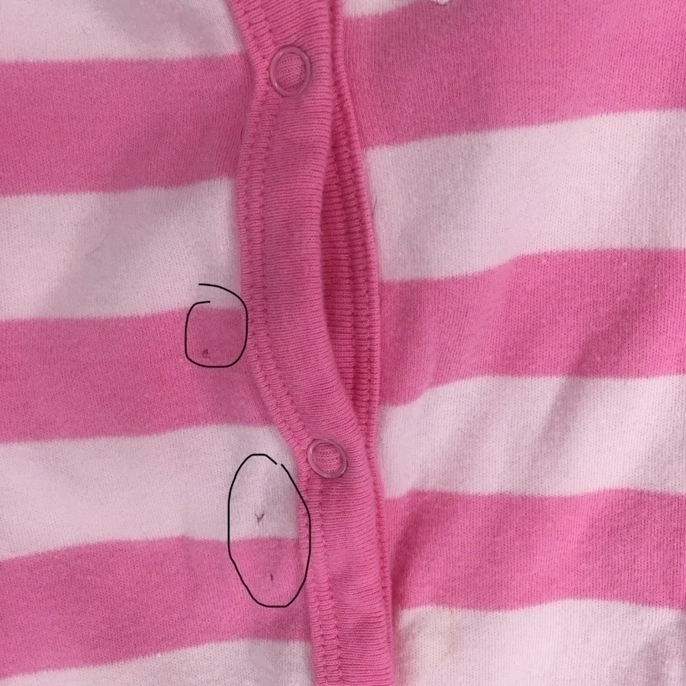 THE CHILDREN'S PLACE | pink striped onesie